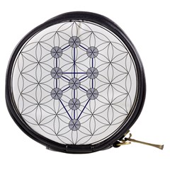 Tree Of Life Flower Of Life Stage Mini Makeup Bags by Nexatart