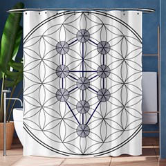 Tree Of Life Flower Of Life Stage Shower Curtain 60  X 72  (medium)  by Nexatart