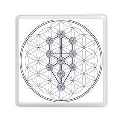 Tree Of Life Flower Of Life Stage Memory Card Reader (square)  by Nexatart