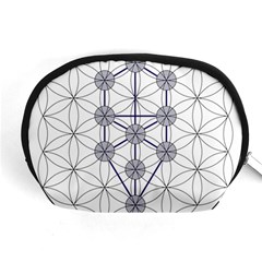 Tree Of Life Flower Of Life Stage Accessory Pouches (medium)  by Nexatart