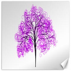 Purple Tree Canvas 20  X 20  