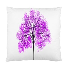 Purple Tree Standard Cushion Case (two Sides) by Nexatart