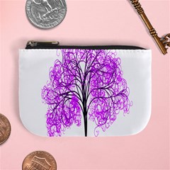 Purple Tree Mini Coin Purses