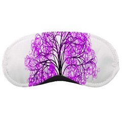 Purple Tree Sleeping Masks by Nexatart