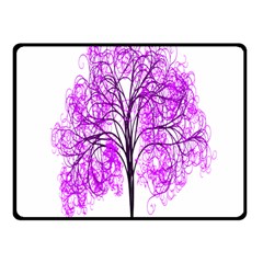 Purple Tree Fleece Blanket (small)