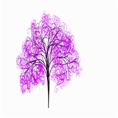 Purple Tree Small Garden Flag (two Sides)