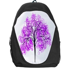 Purple Tree Backpack Bag