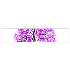 Purple Tree Flano Scarf (small) by Nexatart