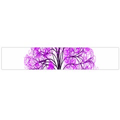 Purple Tree Flano Scarf (large) by Nexatart