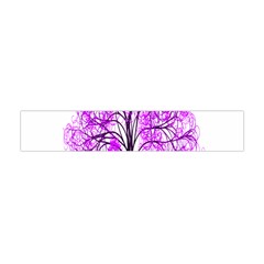 Purple Tree Flano Scarf (mini) by Nexatart