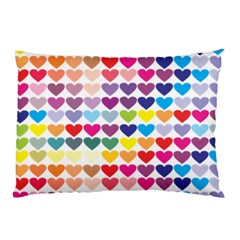 Heart Love Color Colorful Pillow Case (two Sides) by Nexatart