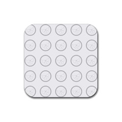 Butterfly Wallpaper Background Rubber Coaster (square)  by Nexatart