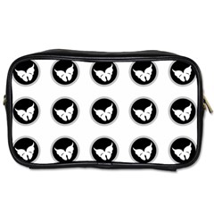 Butterfly Wallpaper Background Toiletries Bags by Nexatart