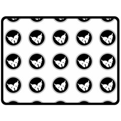 Butterfly Wallpaper Background Fleece Blanket (large)  by Nexatart