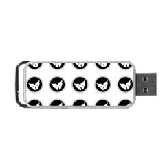 Butterfly Wallpaper Background Portable Usb Flash (one Side) by Nexatart