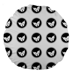 Butterfly Wallpaper Background Large 18  Premium Round Cushions by Nexatart