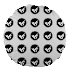 Butterfly Wallpaper Background Large 18  Premium Flano Round Cushions by Nexatart