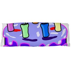 Cake Happy Birthday Body Pillow Case (dakimakura) by Nexatart