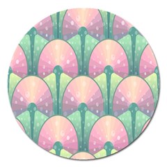 Seamless Pattern Seamless Design Magnet 5  (round)