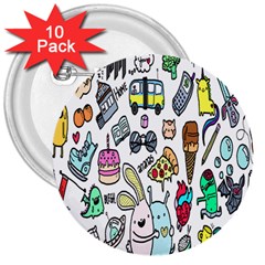 Story Of Our Life 3  Buttons (10 Pack)  by Nexatart