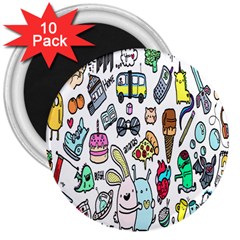 Story Of Our Life 3  Magnets (10 Pack)  by Nexatart