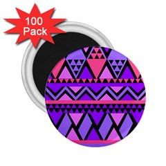 Seamless Purple Pink Pattern 2 25  Magnets (100 Pack) 