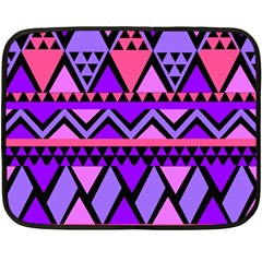 Seamless Purple Pink Pattern Fleece Blanket (mini) by Nexatart