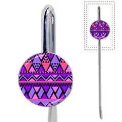 Seamless Purple Pink Pattern Book Mark by Nexatart