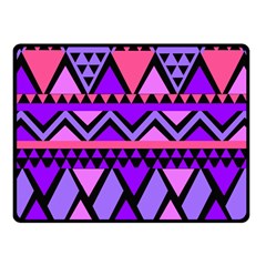 Seamless Purple Pink Pattern Fleece Blanket (small) by Nexatart