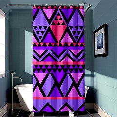 Seamless Purple Pink Pattern Shower Curtain 36  X 72  (stall) 