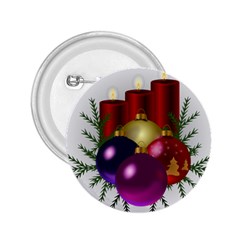 Candles Christmas Tree Decorations 2.25  Buttons