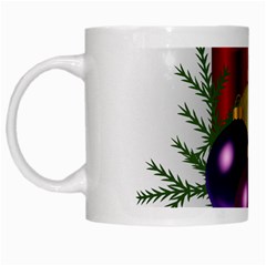 Candles Christmas Tree Decorations White Mugs by Nexatart