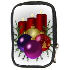 Candles Christmas Tree Decorations Compact Camera Cases