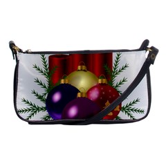 Candles Christmas Tree Decorations Shoulder Clutch Bags by Nexatart