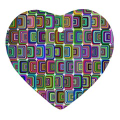 Psychedelic 70 S 1970 S Abstract Ornament (Heart)