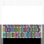 Psychedelic 70 S 1970 S Abstract Rectangular Jigsaw Puzzl Front