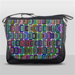 Psychedelic 70 S 1970 S Abstract Messenger Bags Front