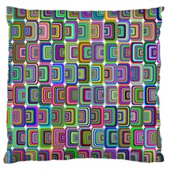 Psychedelic 70 S 1970 S Abstract Large Cushion Case (One Side)