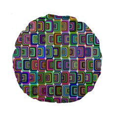 Psychedelic 70 S 1970 S Abstract Standard 15  Premium Round Cushions