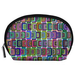 Psychedelic 70 S 1970 S Abstract Accessory Pouches (Large) 