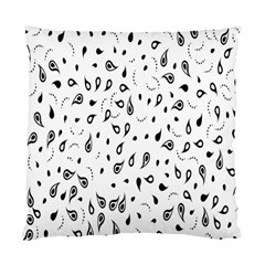 Paisley Floral Flourish Decorative Standard Cushion Case (two Sides) by Nexatart