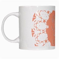 Mandala I Love You White Mugs