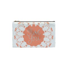 Mandala I Love You Cosmetic Bag (small) 