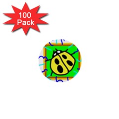 Insect Ladybug 1  Mini Buttons (100 Pack)  by Nexatart