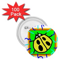 Insect Ladybug 1 75  Buttons (100 Pack) 