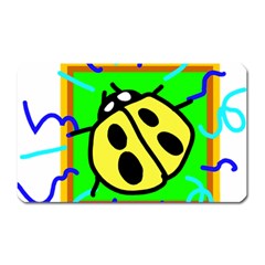 Insect Ladybug Magnet (rectangular)