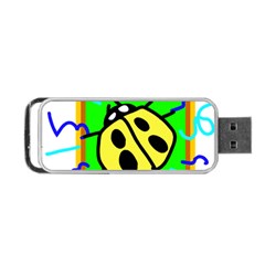 Insect Ladybug Portable Usb Flash (one Side) by Nexatart