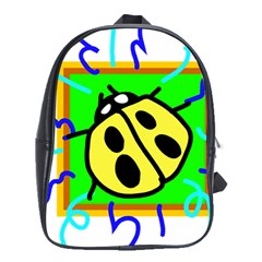 Insect Ladybug School Bags (xl)  by Nexatart