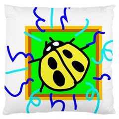 Insect Ladybug Standard Flano Cushion Case (one Side) by Nexatart