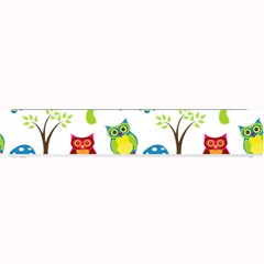 Cute Owl Wallpaper Pattern Small Bar Mats